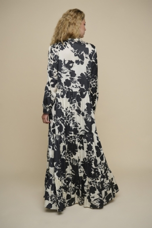 ELIJN SHIRT DRESS MAXI BIRCH BLOOM