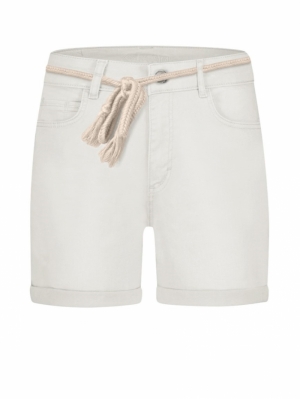 BOBBY SHORT COLOR DENIM 002 WHITE