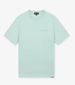 CROYEZ ABSTRACT T-SHIRT 977 BLUE SURF