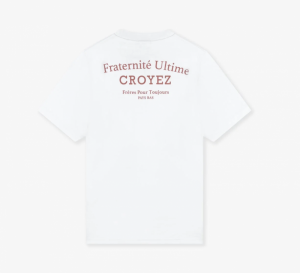 CROYEZ FRATERNITE T-SHIRT 103 WHITE/RED