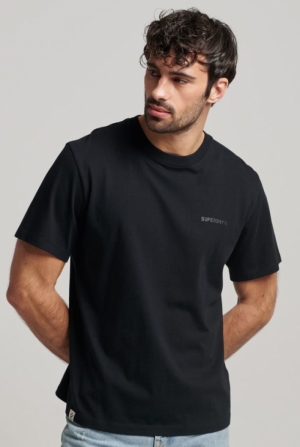 CODE ESSENTIAL OVERDYED TEE 02A BLACK