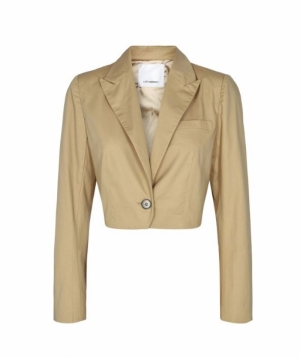 WENDY OPEN BACK BLAZER 16 KHAKI