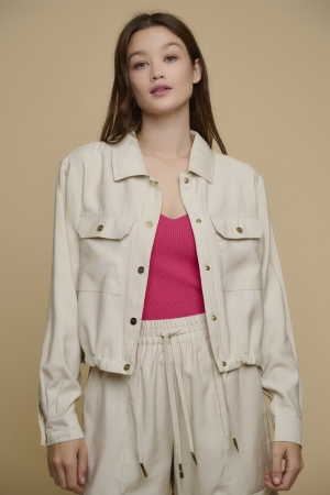 BRIGITTA JACKET UTILITY BIRCH