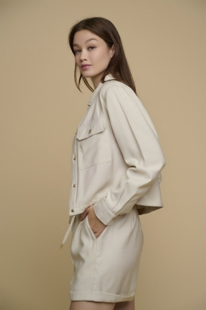 BRIGITTA JACKET UTILITY BIRCH