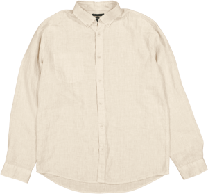 ROBBINS LINEN CLEAN SHIRT 618 BEIGE GREY