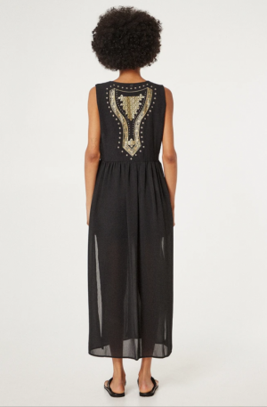 VEST GOLDEN DETAILS 80 BLACK
