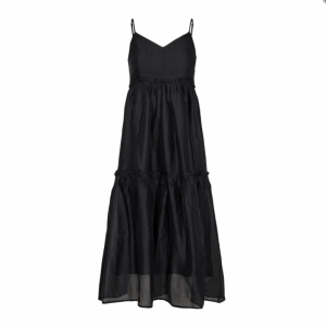 MONIQUE STRAP DRESS 96 BLACK