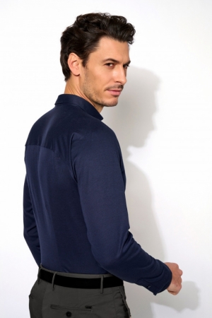 NAVY PIQUE